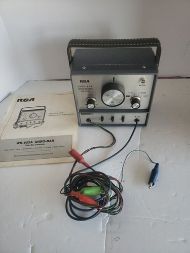 Vintage rca chro bar color - vintage,