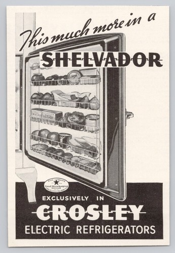 1930s crosley shelvador - crosley,