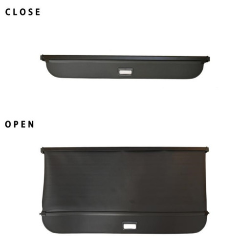 Black retractable rear trunk - retractable,