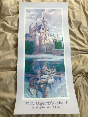 Disneyland kcet 1988 poster - kcet,