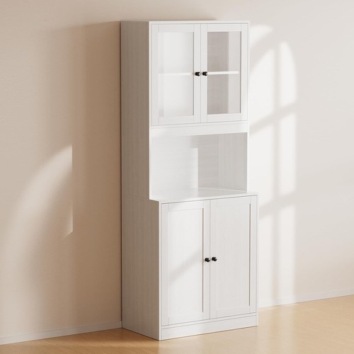 Bookcase with glass door - bookcase,
