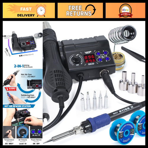 Smd hot air rework - 2-in-1,