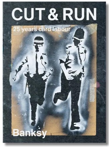Banksy cut run exhibition - &,