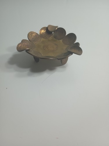 Vintage mexican coin ashtray - mexican,