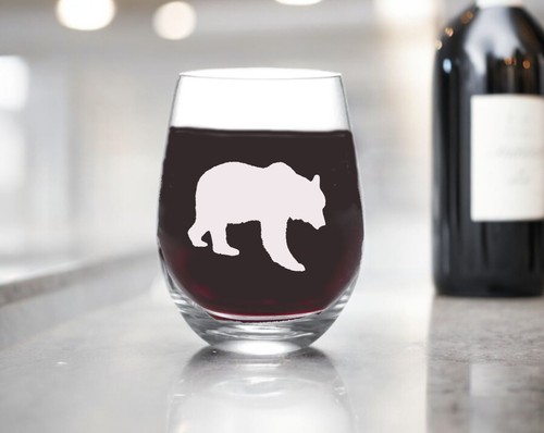 Stemless wine glass custom - stemless, ,