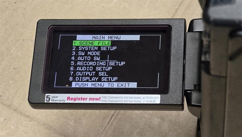 Panasonic hpx250p high - panasonic,