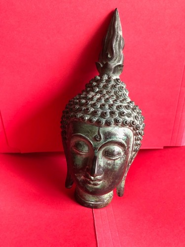 Thai style buddha head - style, metal