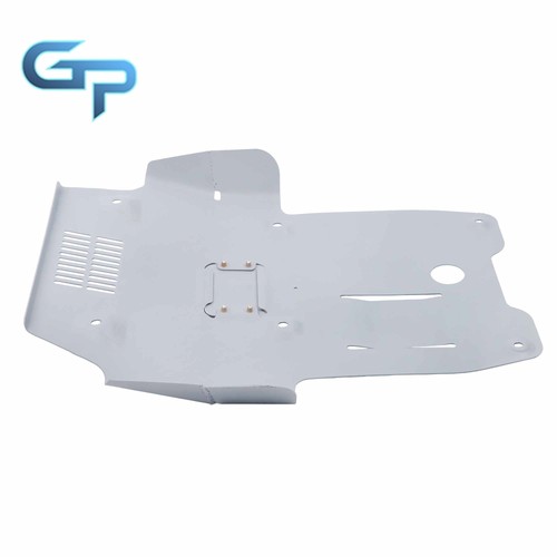 Front bumper lower panel skid - front,