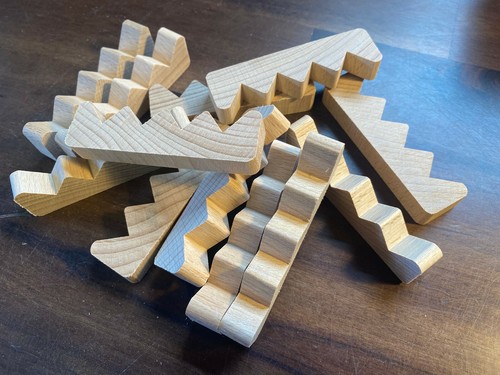 Wood tiles for hobbies - wood,