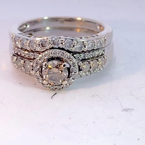 Lady diamond wedding set - wedding, 57