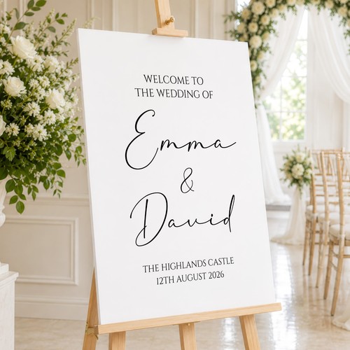 Personalised wedding welcome - personalised,