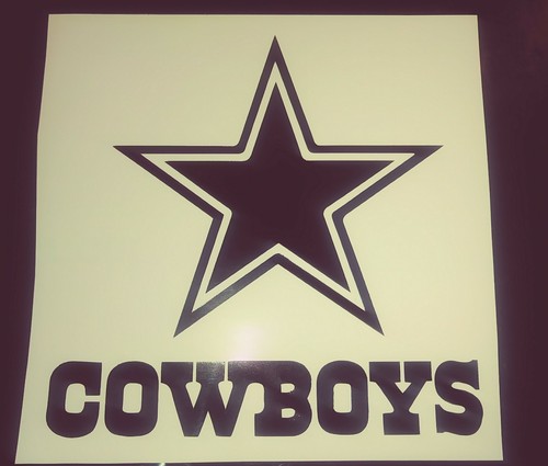 Dallas cowboys under - cowboys, 4"x