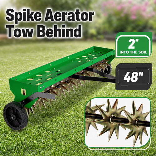 Tow behind plug - behind, aerator