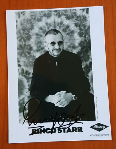 Ringo starr beatles signed - ringo, beatles,