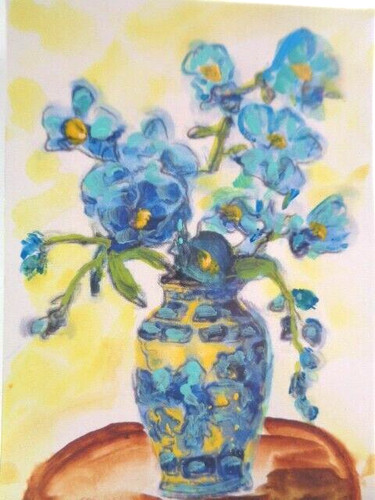Atc aceo pretty blue - aceo,