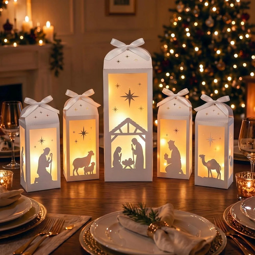 Nativity christmas table - nativity,