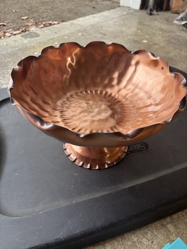 Vtg gregorian copper pedestal - vtg,