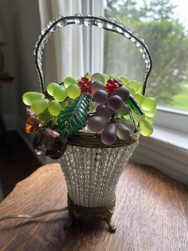 Vintage czech glass - czech, fruit