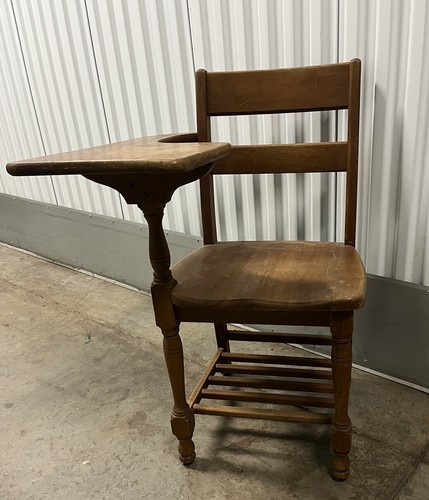 Vintage solid oak wood right - wood,