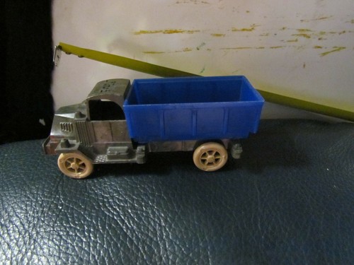 Mack blue dump truck - mack,