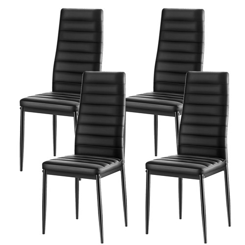 Set leather dining - 4,