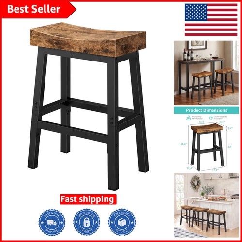Heavy duty backless wooden bar - backless,