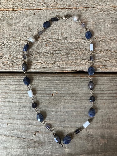 Silpada sterling silver - silver, blue