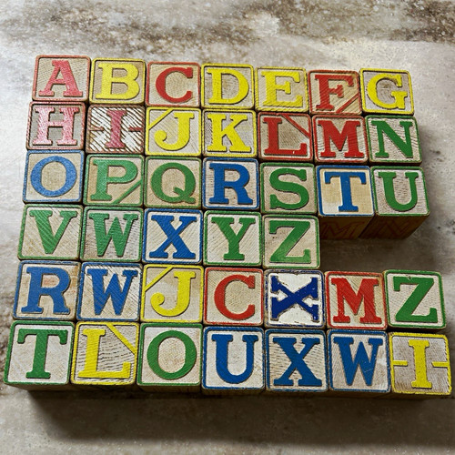 Playskool alphabet blocks - playskool, no