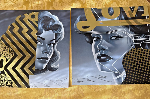 Tristan eaton signed - le, love