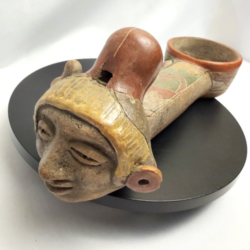 Folk art clay effigy - folk,
