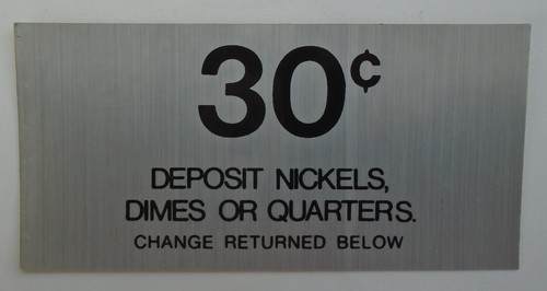 Vintage soda machine cents - vintage, 30