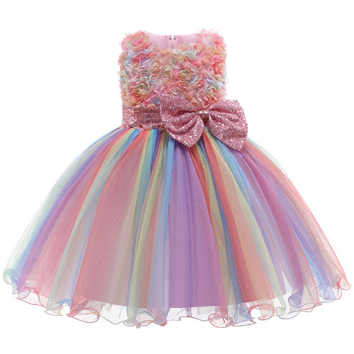 Girls dress rainbow - girls, birthday