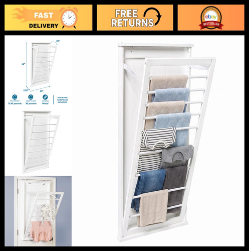 Wall mount wooden clothes - wall-mount,