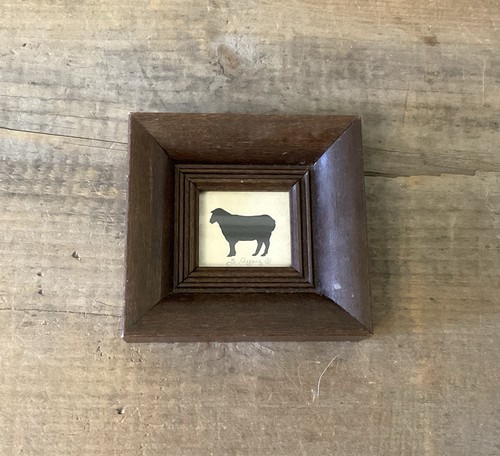 Vintage primitive sheep - vintage,