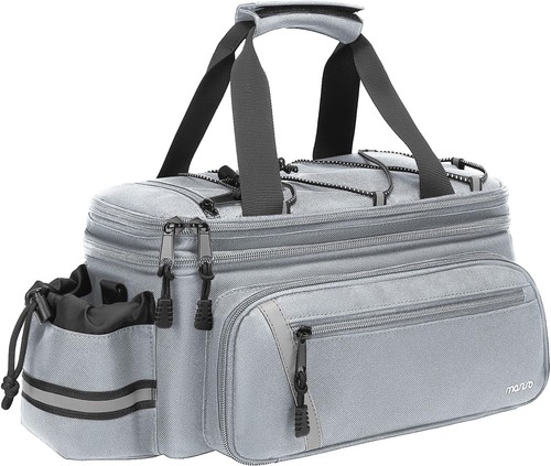 Bike rack bag with rain - bike, cover