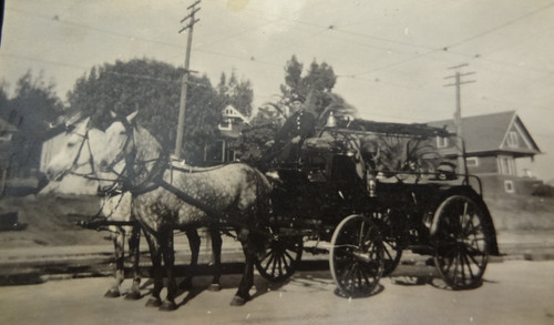 Horse drawn fire - , pre
