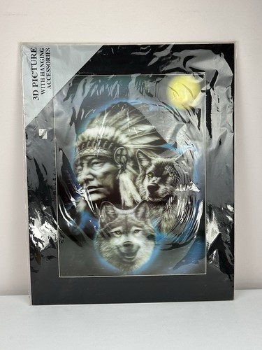 New picture vintage wolf - new, 3d
