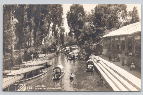 Postcard canal de xochimilco - postcard,