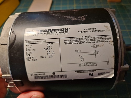 Marathon electric motor - electric,, ac