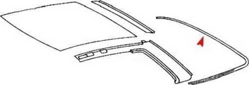 Convertible top seal fits - convertible,