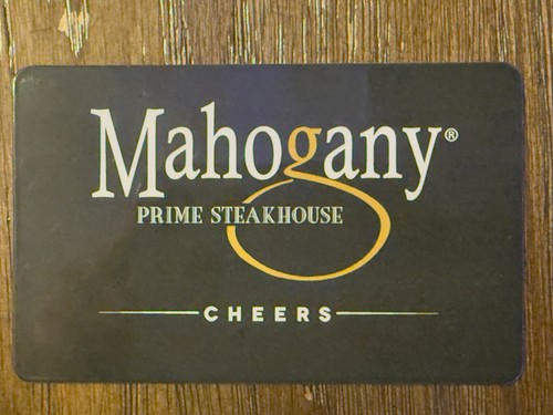 Mahogany prime steakhouse gift - mahogany,