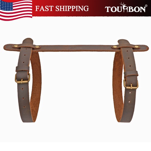 Tourbon leather bedroll rug - leather,