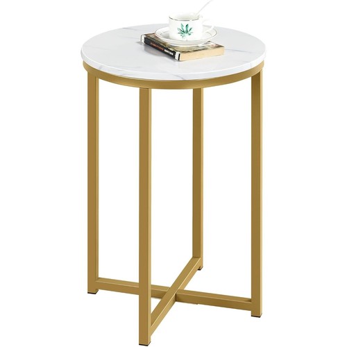 Marble round side - , table