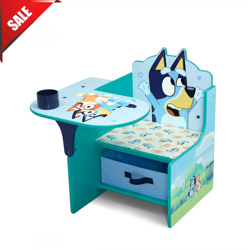 Bluey chair desk with storage - bluey,