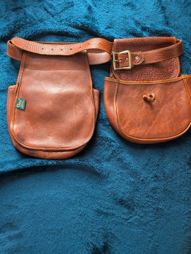 Orvis leather shooting bag - leather,