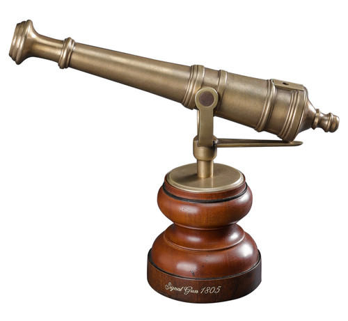 Signal gun cannon 1805 brass - gun,