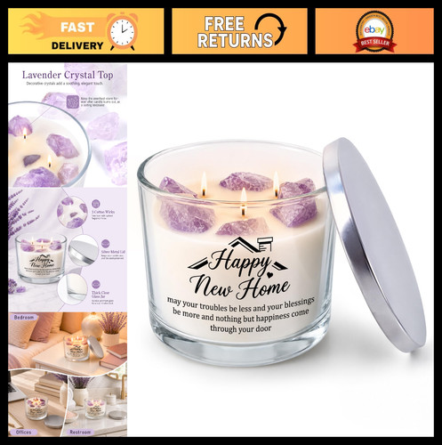 Lavender scented candle - scented,