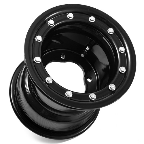 Black beadlock 8x8 rear wheels - black,
