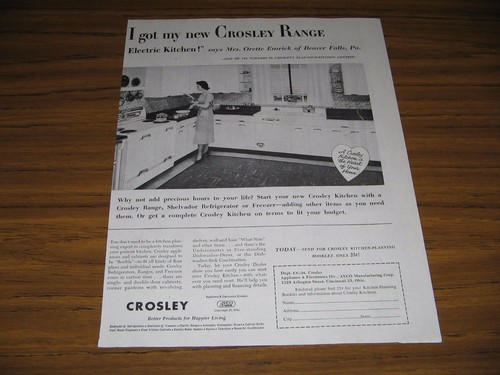 1954 print crosley - ad,