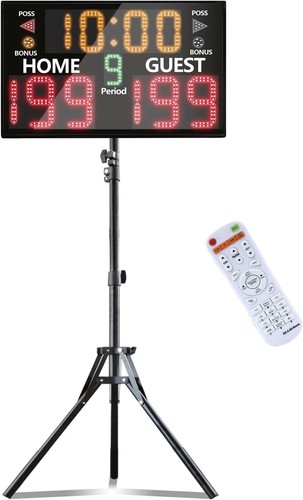 Bigger led basketball - -,